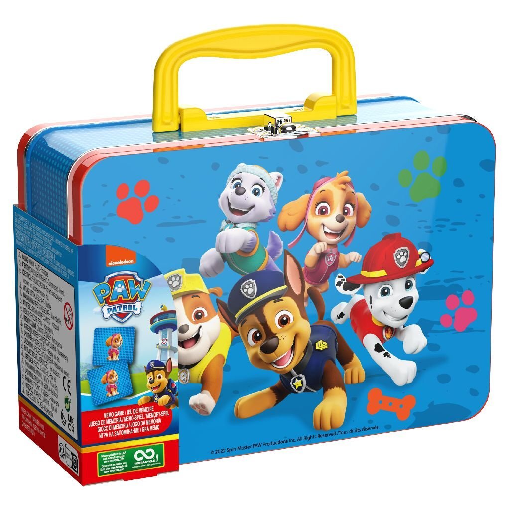 Paw Patrol Memo Game in Suitcase