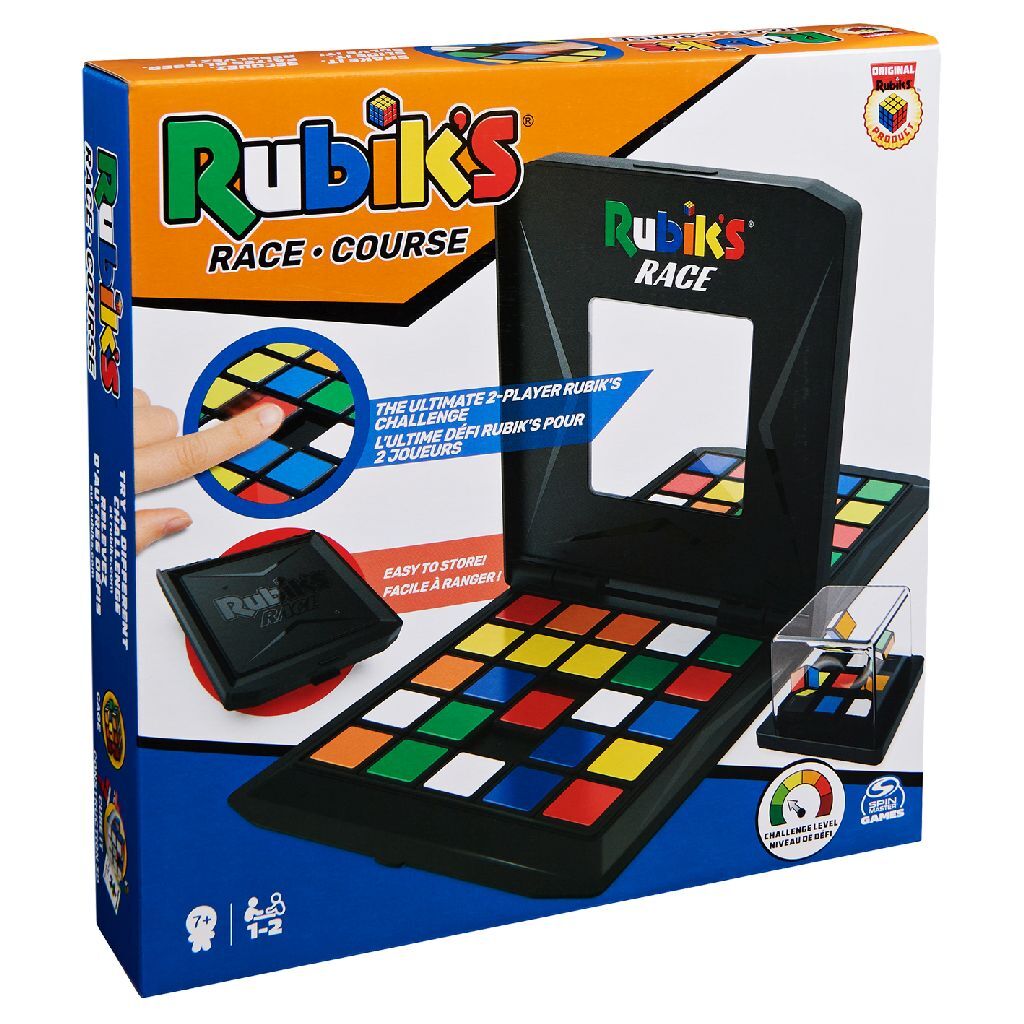 Rubik's Race Game - Fast-Paced Board Game for 2 Players