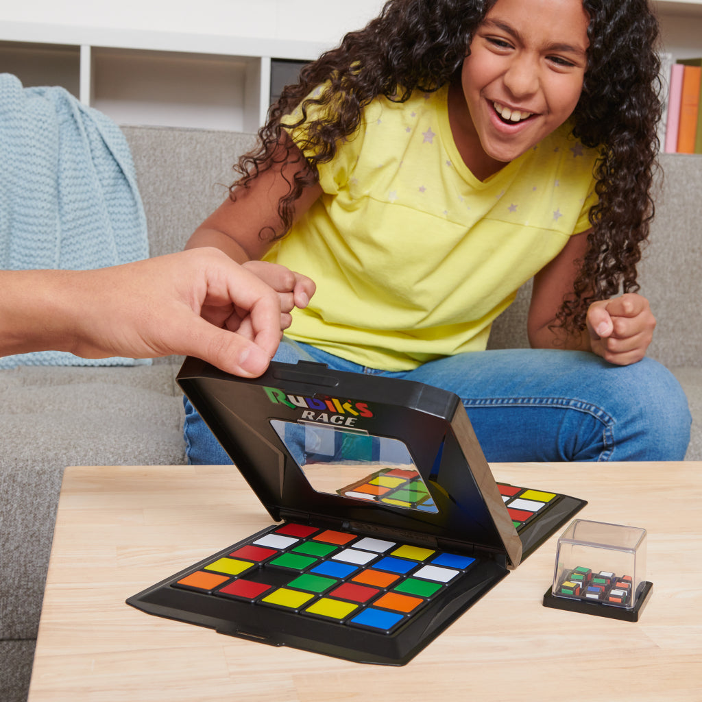Rubik's Race Game - Fast-Paced Board Game for 2 Players