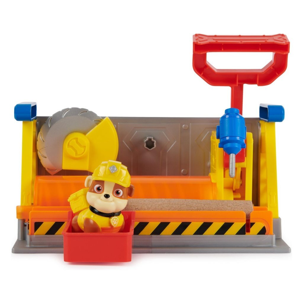 Paw Patrol Rubble & Crew Workshop Playset with Tools and Kinetic Sand