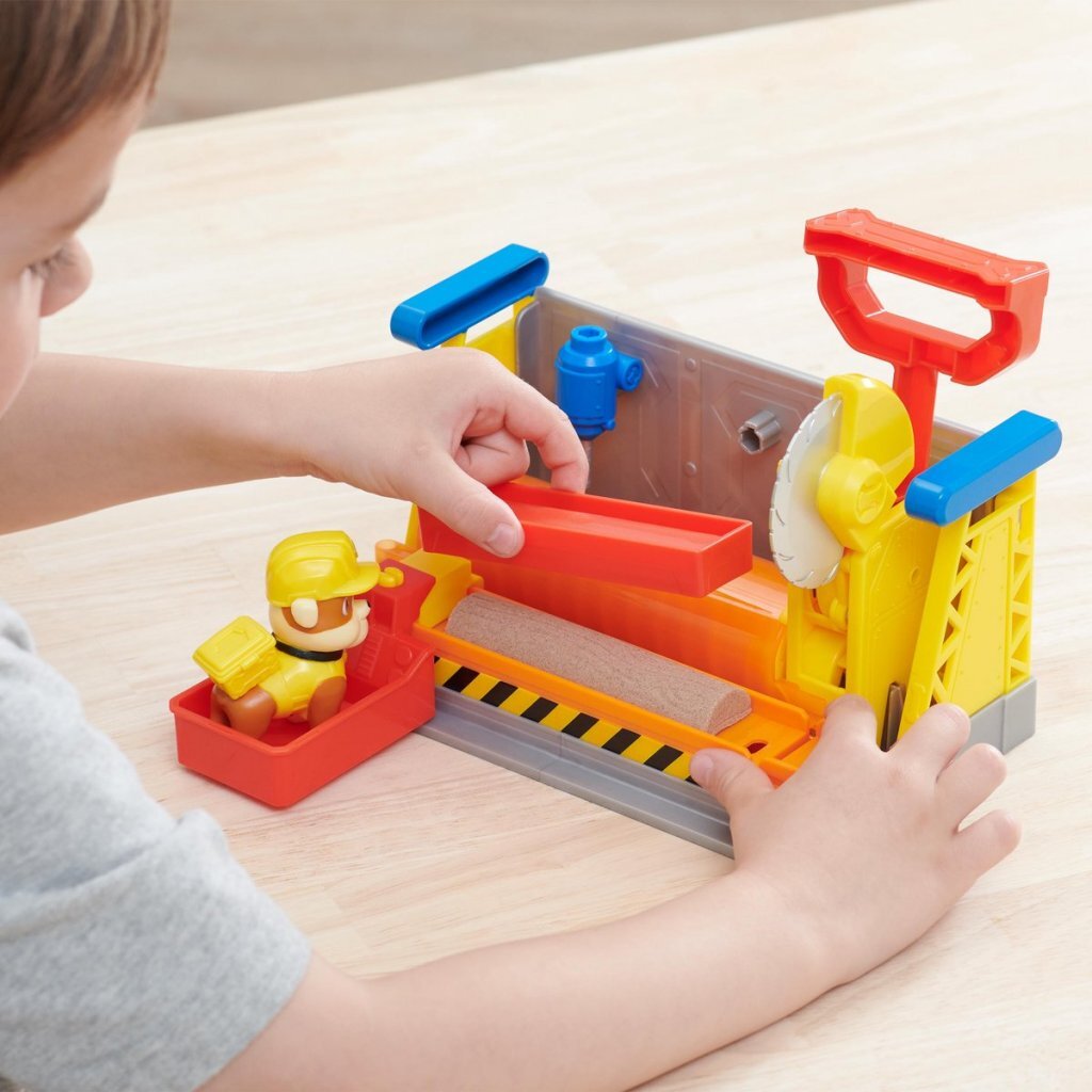 Paw Patrol Rubble & Crew Workshop Playset with Tools and Kinetic Sand