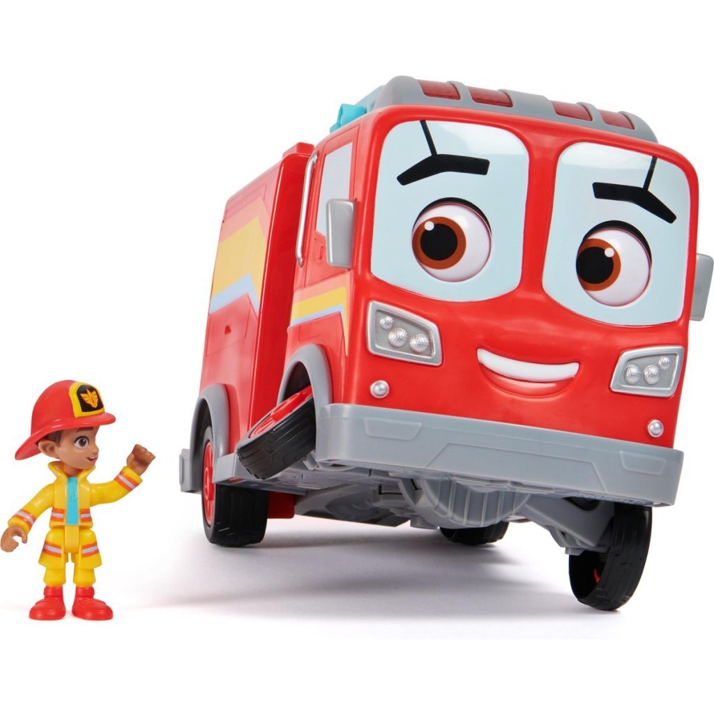 Disney Junior Firebuds Bo and Flash Fire Truck with Sound Effects - Suitable for Ages 3+