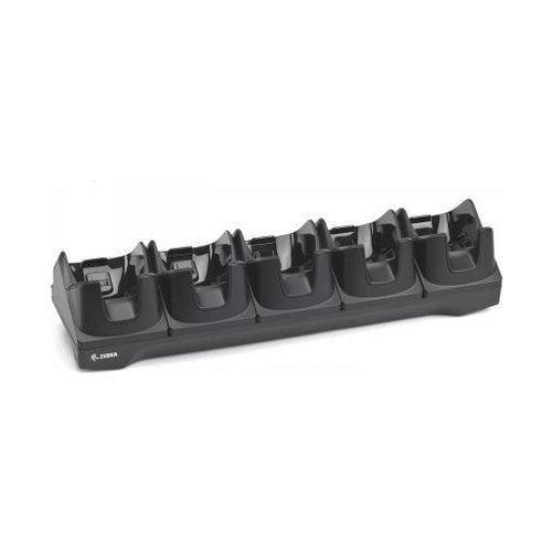 Zebra 5Slot Charge Only Cradle - Handheld-Ladestation - 5 Ausgangsstecker - für Zebra TC8000, Zebra TC8000 Premium, TC8000 Standard (CRD-TC8X-5SCHG-01) afbeelding 1