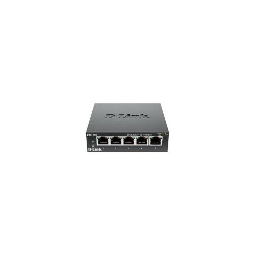 D-Link DGS 105 - Switch - 5 x 10/100/1000 - Desktop (DGS-105/E) afbeelding 1