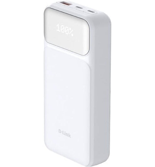 D-Link DPP-201 - Powerbank - 20000 mAh - 65 Watt - PD 3.0, QC 3.0, PD 2.0, QC 2.0 - 3 Ausgabeanschlussstellen (USB Typ A, 2 x USB-C) (DPP-201) afbeelding 1