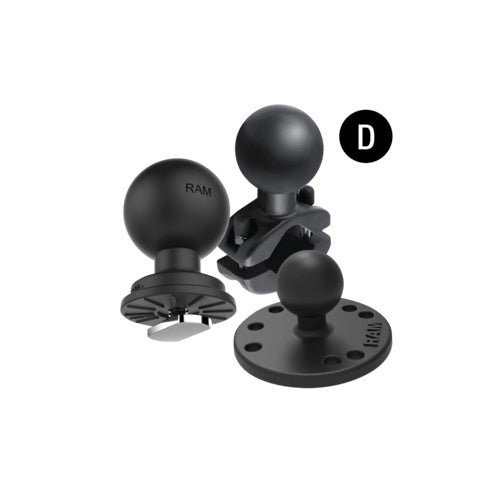 RAM Mounts Basisplatte für Crown Gabelstapler - D-Kugel (2,25" ), im Polybeutel (RAM-D-202U-CRO1) afbeelding 1