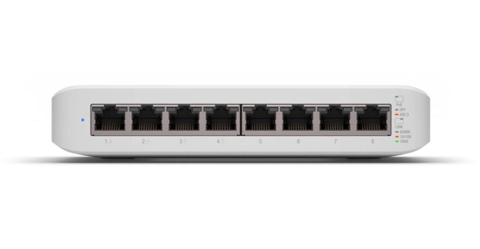 Ubiquiti UniFi Switch USW-Lite-8-POE 52W PoE (USW-LITE-8-POE-EU) afbeelding 2