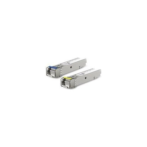 Ubiquiti - SFP (Mini-GBIC)-Transceiver-Modul - GigE - 1000Base-BiDi - LC Single-Modus - 1310 nm / 1550 nm (Packung mit 2) (UACC-OM-SM-1G-S-2) afbeelding 1