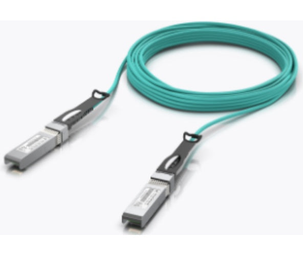 Ubiquiti Networks UACC-AOC-SFP10-20M Glasfaserkabel SFP+ Aqua-Farbe (UACC-AOC-SFP10-20M) afbeelding 1