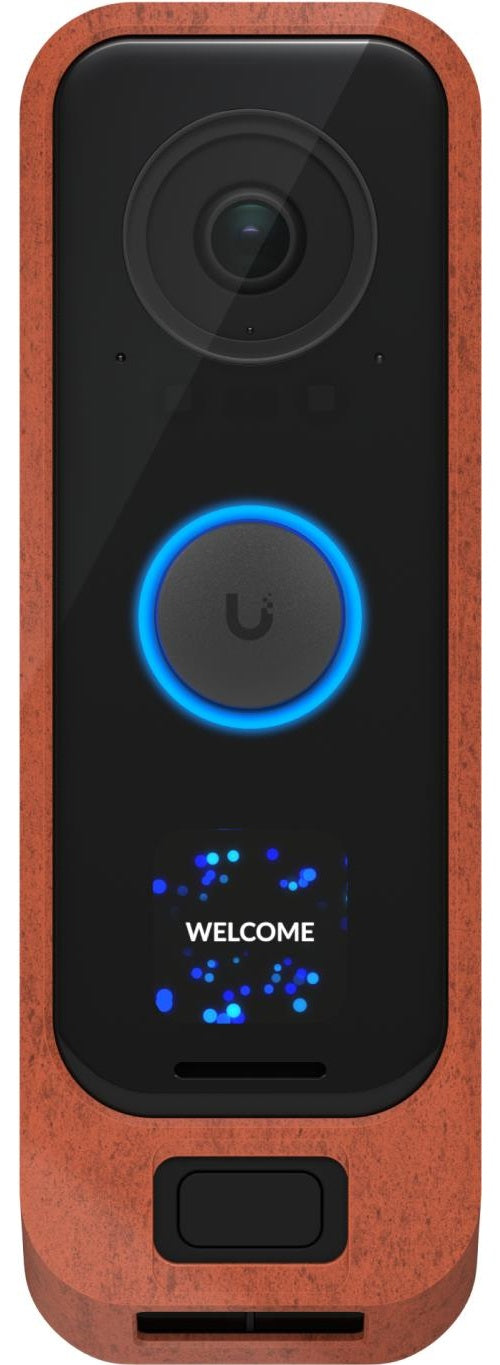 Ubiquiti G4 Doorbell Pro Cover Braun Polycarbonat (PC) 1 Stück(e) (UACC-G4-DB-PRO-COVER-BRICK) afbeelding 1