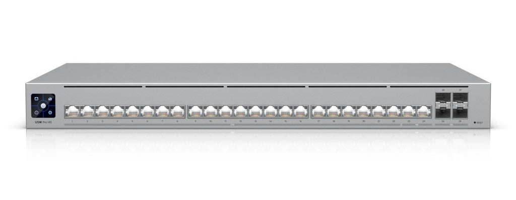 Ubiquiti | Managed Switch USW-PRO-HD-24 4x10G SFP+ - 2x10G Ethernet, 22x2.5G Ethernet | Rackmount afbeelding 1