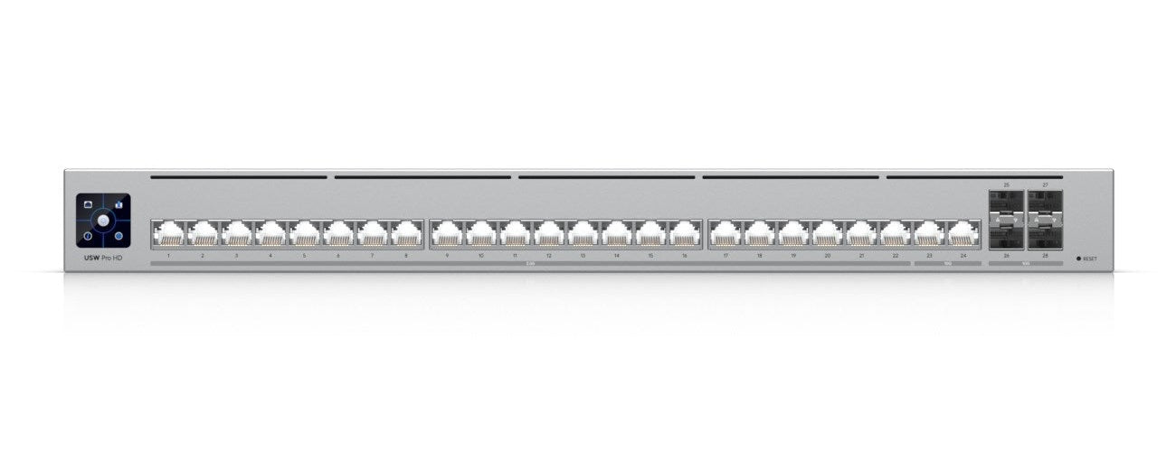 Ubiquiti | Managed Switch USW-PRO-HD-24 4x10G SFP+ - 2x10G Ethernet, 22x2.5G Ethernet | Rackmount afbeelding 2