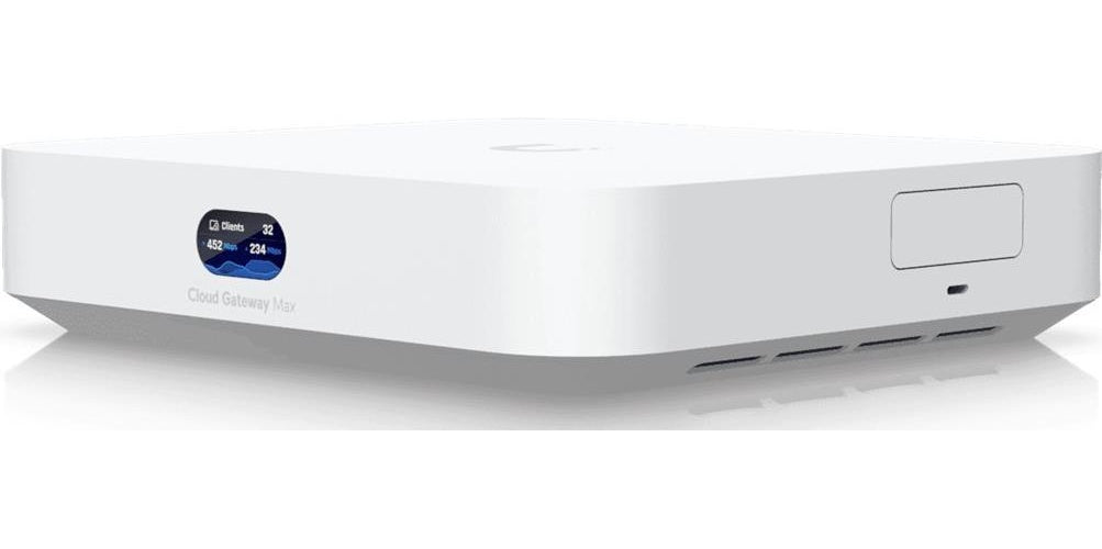 UBIQUITI UniFi Cloud Gateway Max NS 5x100/1000/2.5G 30+AP 300+User (UCG-MAX-NS) - 0810084698365 - image 1