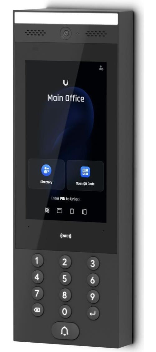 Ubiquiti 20° inward angle mounting provides an enhanced camera viewing angle. (UACC-INTERCOM-WM) afbeelding 1