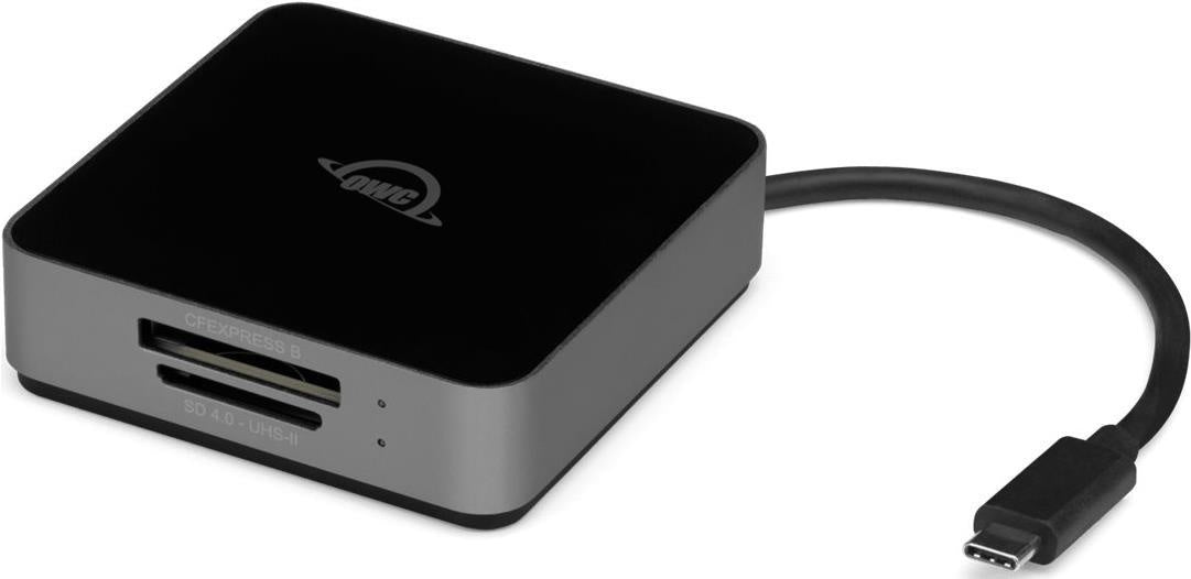 Other World Computing OWC Atlas - Kartenleser (SDXC UHS-II, CFexpress Type B) - USB-C 3,2 Gen 2 (OWCTCCFXBSDRDR) afbeelding 1