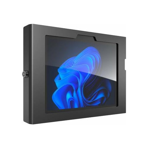 Compulocks Surface GO 1-4 Gen Apex Secured Enclosure - Gehäuse - freiliegende Front-/Rückkamera und Sensoren - für Tablett - gesichert - verriegelbar - Metallrahmen - Schwarz - für Microsoft Surface Go, Go 2, Go 3, Go 4 for Business (510APX afbeelding 1