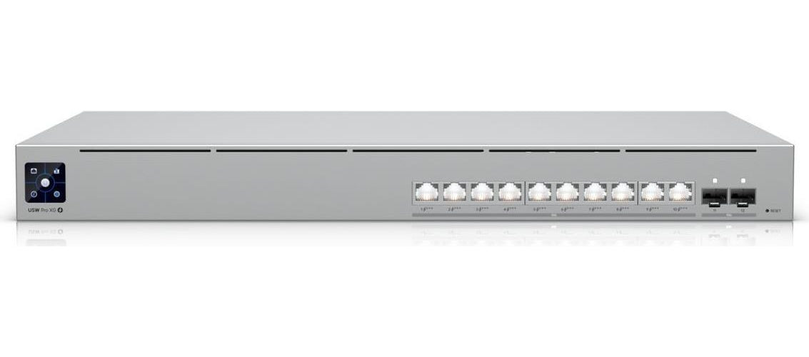 Ubiquiti | Etherlighting PoE+++ Switch USW-PRO-XG-10-POE 10x10GbE - 2x10G SFP+ | 1U Rackmount afbeelding 1