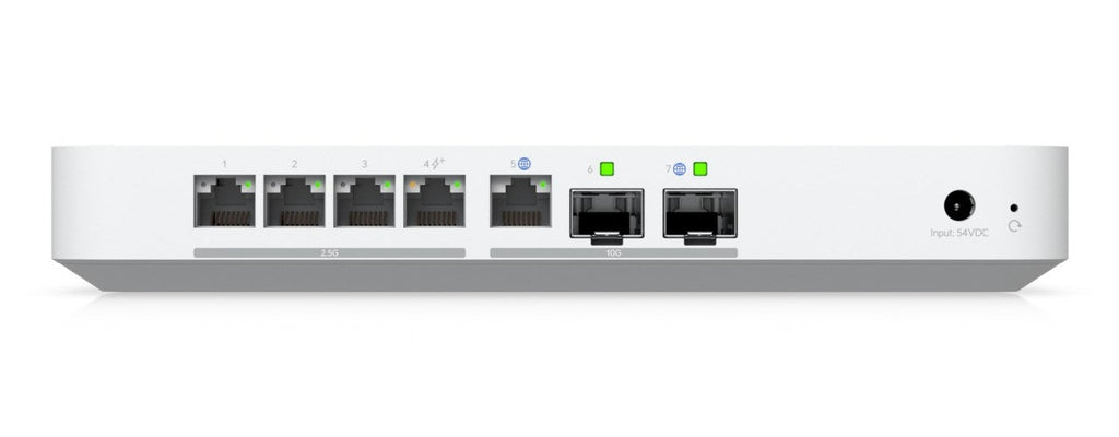 Ubiquiti Desktop 10G independent 4-port 2.5 GbE switch. (UXG-FIBER) afbeelding 4
