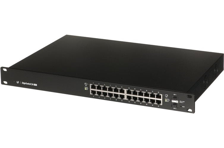 Ubiquiti EdgeSwitch 24 Rackmount Gigabit Managed Switch, 24x RJ-45, 2x SFP, 250W PoE+ (ES-24-250W) afbeelding 1