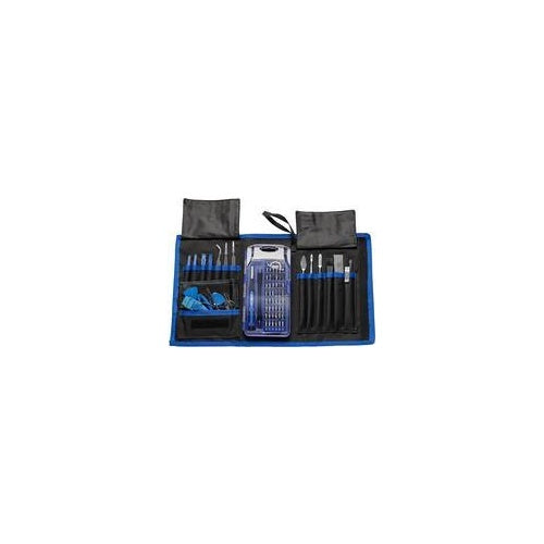 OWC 72-Piece Advanced Toolkit - Werkzeug-Sets - Computer - MP3 Spieler - mini PC - Handy/Smartphone - Notebook - Tablet - Eröffnungswahl - Plastik-Karte - Schraubendreher - Spachtel - Spudger - Pinzette - Allzweckmesser - Nylon - Blau - Pen afbeelding 1