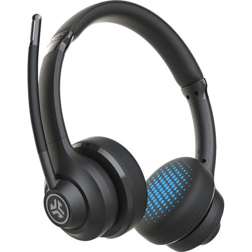 JLab Go Work Kopfhörer Kopfband 3,5-mm-Anschluss USB Typ-C Bluetooth black - Blau (IEUHBGOWORKRBLK4) afbeelding 1