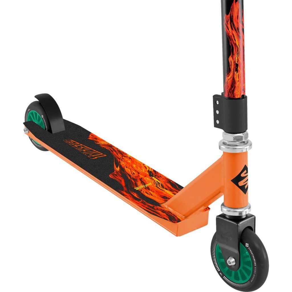 Street Surfing Stunt Scooter Torpedo Firestarter Oranje/Zwart