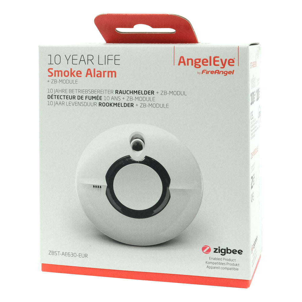 AngelEye Smoke Detector Zigbee 10 Years White AE