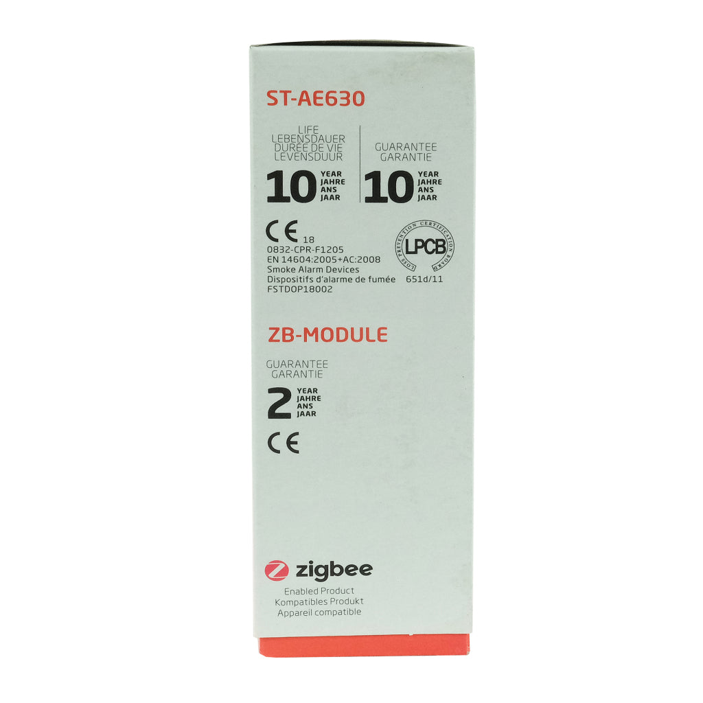 AngelEye Smoke Detector Zigbee 10 Years White AE