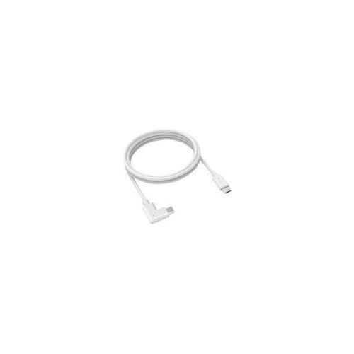Compulocks 6ft USB-C to USB-C 90-Degree 2.0 Charge and Data Cable - USB-Kabel - 24 pin USB-C (M) gerade zu 24 pin USB-C (M) nach rechts abgewinkelt - 1.83 m - weiß - für Compulocks Space Kiosk afbeelding 1