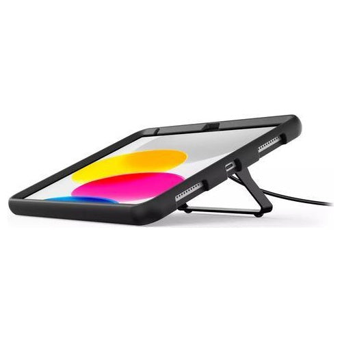 Compulocks iPad 10,2" Secured Kickstand - Stoßstange für Tablet - Ständer - Metall, Gummi - Schwarz - für Apple 10,9-inch iPad (102KS01KL) afbeelding 1