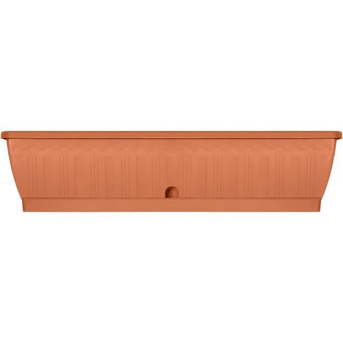 GARDEN ID Planter - Terraflor - Terra 80 cm - Water Reservoir - 100% Recycled