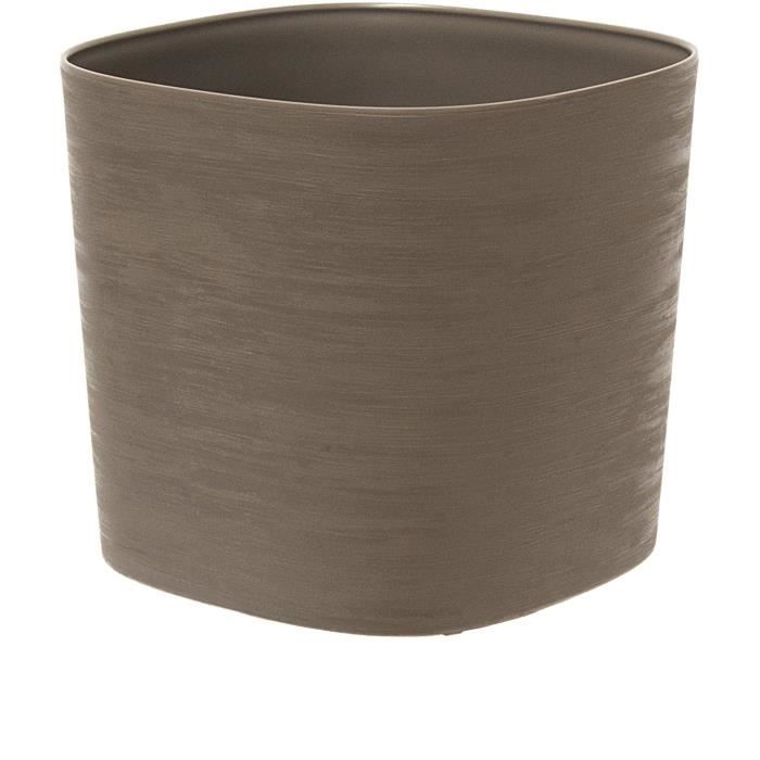 GARDEN ID Respect Pot with Water Reservoir - Taupe 25 x 25 cm - 100% recyclable