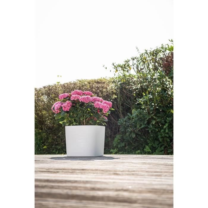 GARDEN ID Respect Pot with Water Reservoir - White 30 x 30 cm - 100% recyclable