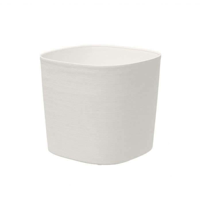 GARDEN ID Respect Planter with Water Reservoir - White 40 x 40 cm - 100% Recyclable
