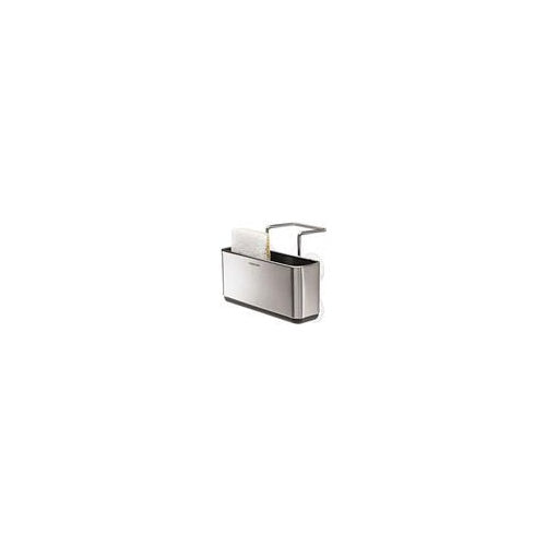 simplehuman Spülbeckencaddy, schmal, gebürsteter Edelstahl (KT1134) afbeelding 1