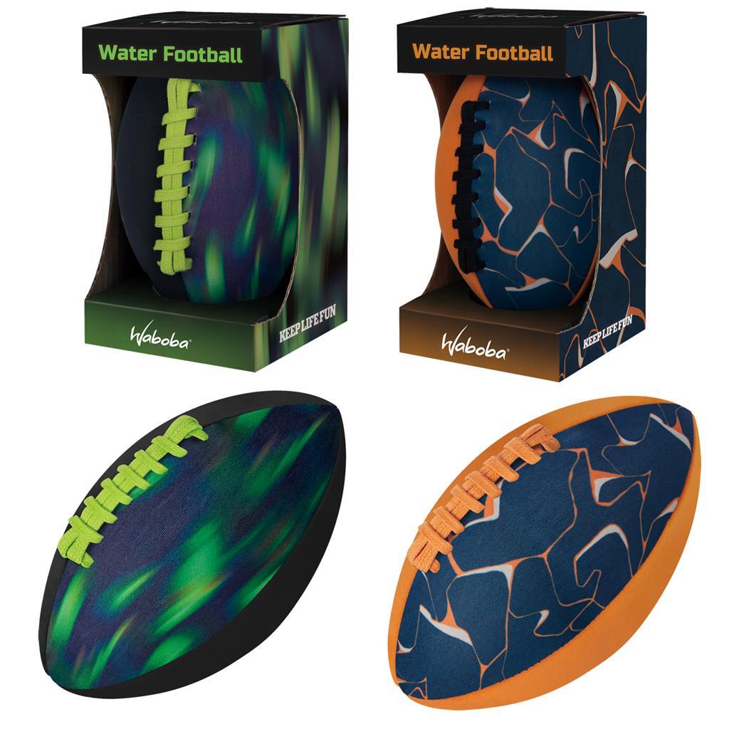 Waboba Neoprene American Football Orange/Blue - Waterproof