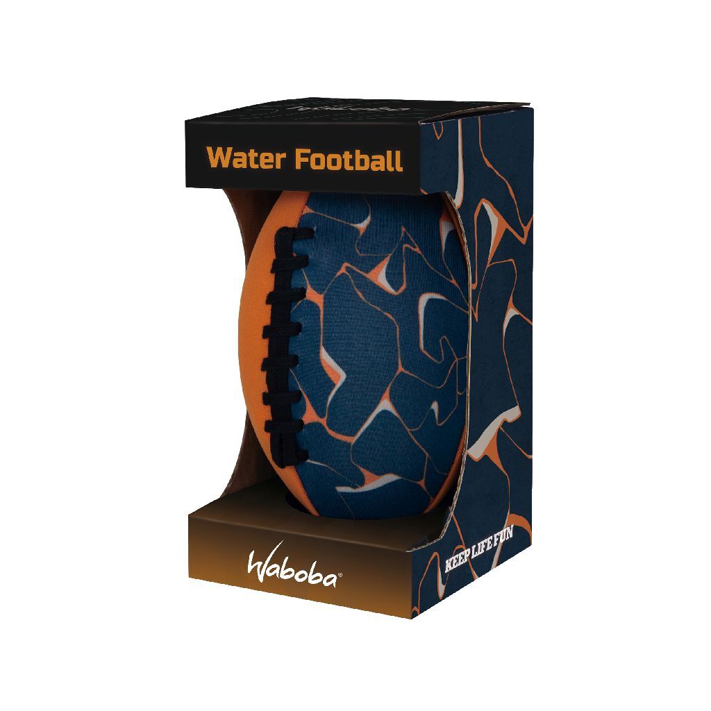 Waboba Neoprene American Football Orange/Blue - Waterproof