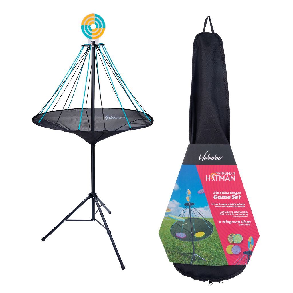 Waboba Wingman Hitman 2-in-1 Disc Target Set for Kids 8 and Up