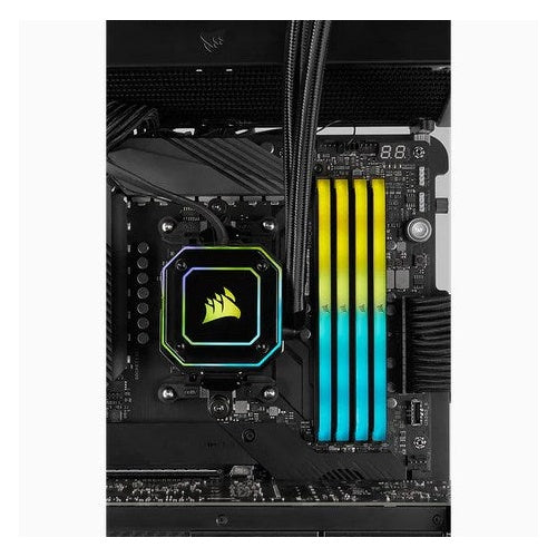CORSAIR Vengeance RGB RS - DDR4 - Kit - 32 GB: 2 x 16 GB - DIMM 288-PIN - 3200 MHz / PC4-25600 - CL16 - 1.35 V - ungepuffert - non-ECC - Schwarz afbeelding 5