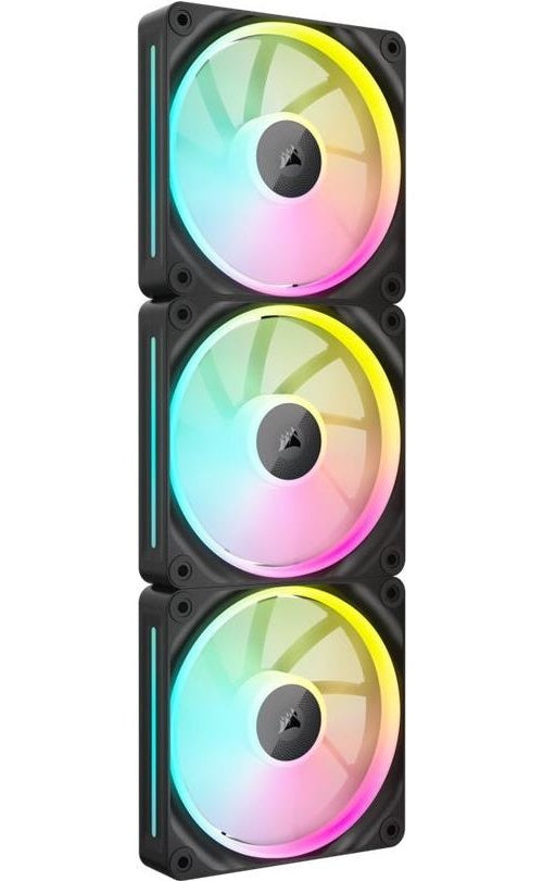 Corsair iCUE Link LX120 RGB - Gehäuselüfter - 120 mm - Schwarz (Packung mit 3) (CO-9051026-WW) afbeelding 1