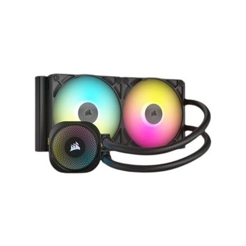 CORSAIR iCUE Link TITAN 240 RX RGB - Prozessor-Flüssigkeitskühlsystem - Kühlergröße: 240 mm - (für: AM4, LGA1700, AM5, LGA1851) - Kupfer - 120 mm (CW-9061016-WW) afbeelding 1