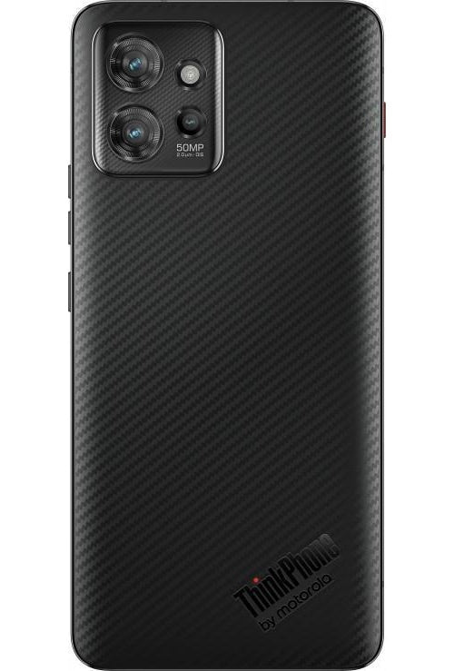 Motorola ThinkPhone - 5G Smartphone - Dual-SIM - RAM 8 GB / Interner Speicher 256 GB - pOLED-Display - 6.6" - 2400 x 1080 Pixel (144 Hz) - Triple-Kamera 50 MP, 13 MP - front camera 32 MP - Carbon Black (PAWN0003SE) afbeelding 1