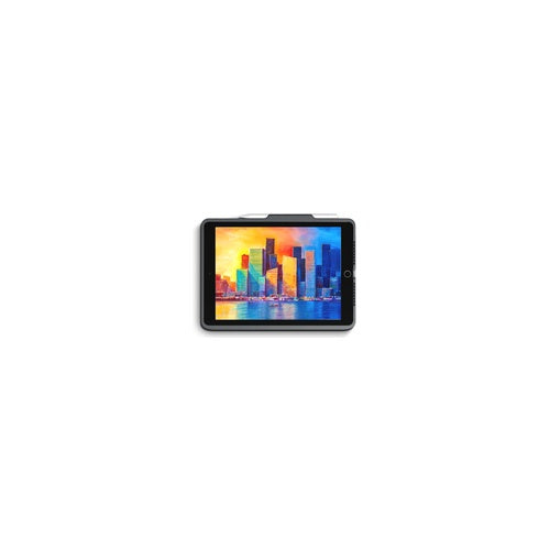 ZAGG Pro Keys - Tastatur und Foliohülle - hintergrundbeleuchtet - Bluetooth - QWERTZ - Deutsch - Schwarz/Grau Tastatur, Schwarz/Grau Gehäuse - für Apple 10.2"  iPad (7. Generation, 8. Generation) (103407137) afbeelding 1