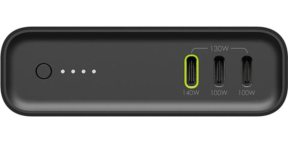 mophie powerstation ultra - Powerbank - 25000 mAh - 140 Watt - PD - 3 Ausgabeanschlussstellen (24 pin USB-C) - Schwarz (401114332) afbeelding 1