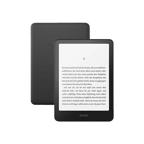 Amazon.com Amazon Kindle - 11. Generation - eBook-Reader - 16GB - 15,2 cm (6") einfarbig - Touchscreen - Bluetooth, Wi-Fi - Schwarz - mit Werbung (B0CP31T5M6) afbeelding 1