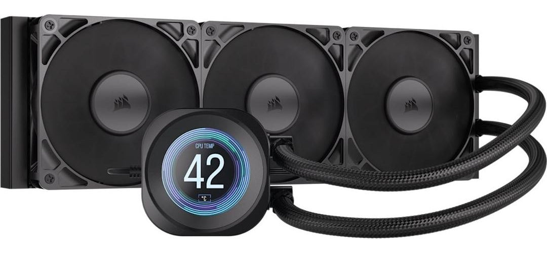 Corsair Nautilus 360 LCD Liquid CPU Cooler (CW-9061033-WW) afbeelding 1