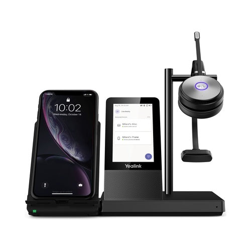 YEALINK MICROSOFT CERTIFIED TEAMS PREMIER DECT WIRELESS HEADSET (WH66 MONO TEAMS) afbeelding 1