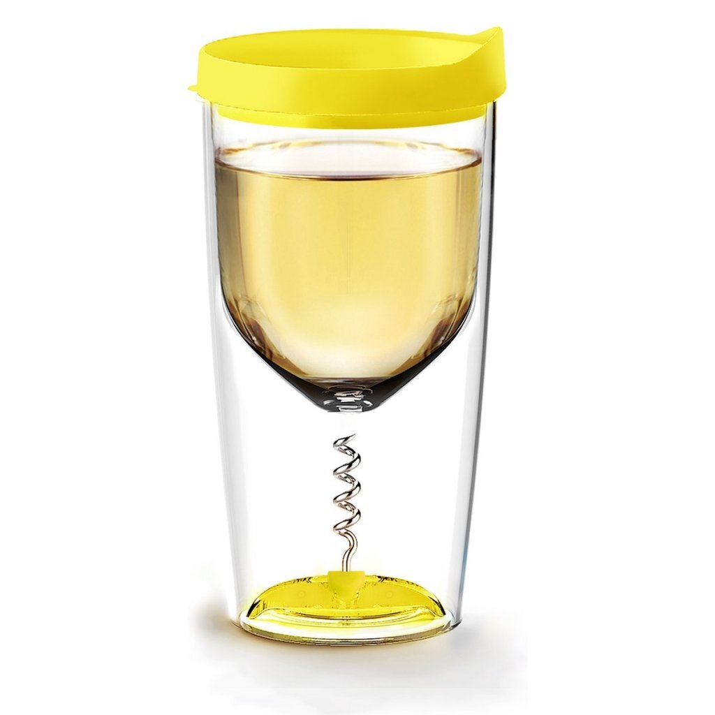 Asobu Vino Opener Cup 350 ml Yellow/Transparent