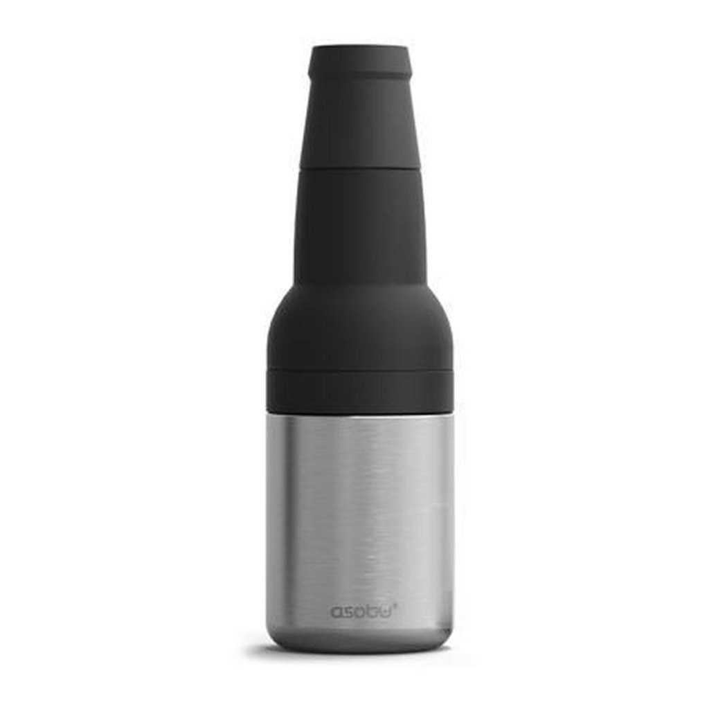 Asobu Fresh and Go Thermosbeker 0.33 L Zwart/RVS