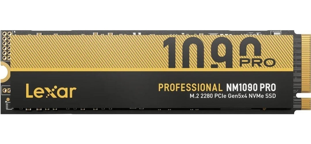 Lexar SSD 4TB NM1090 Pro M.2 2280 NVMe PCIe 5.0 intern retail (LNM109P004T-RNNNG) afbeelding 1